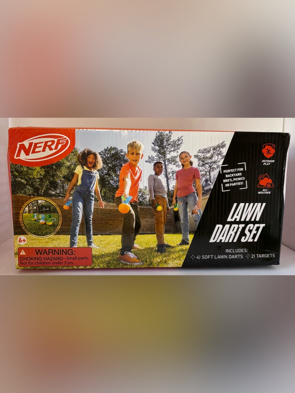 NERF Lawn Darts Soft Tipped Targets Fun Outdoor Toys NEW SUMMER CLEARANCE SALE